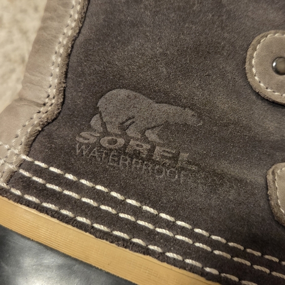 Sorel JOAN OF ARCTIC Women's Waterproof Boot NL1540-051 Fur Lined Gray Tall Sz 9 - Picture 3 of 6